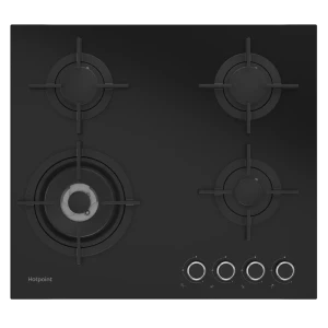 Газовая варочная панель Hotpoint HG 62I/BK 59 см 4 конфорки цвет черный