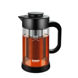 91769296 Заварочный чайник с ситечком 900 мл Vitax VX-3330 Tea Jug стекло цвет бесцветный/прозрачный STLM-1542911