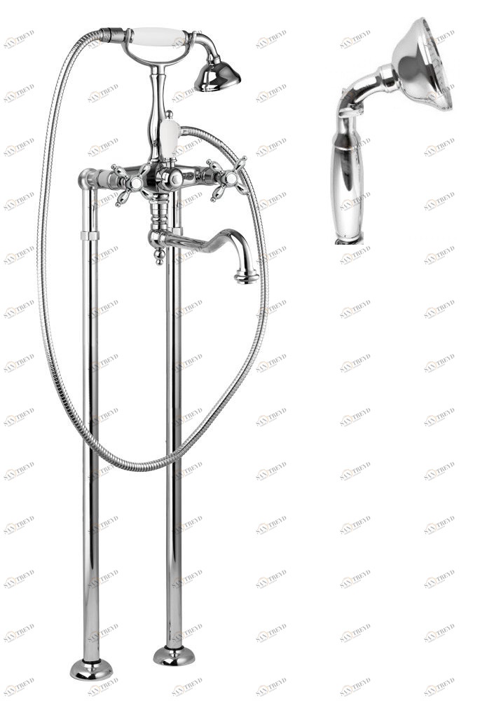 Напольный смеситель для ванны с поворотным изливом CEZARES NOSTALGIA-VDP2-01-M