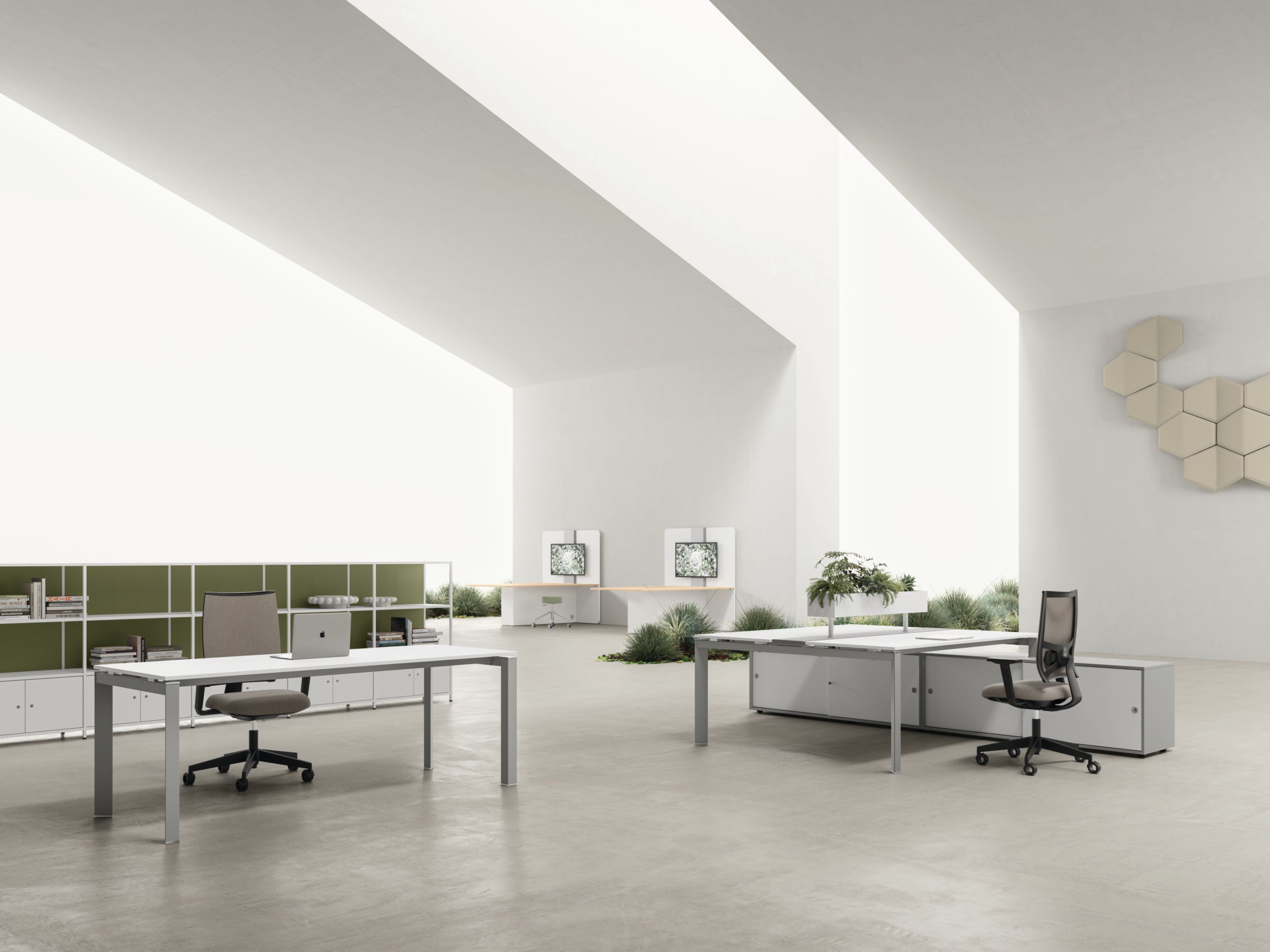 Секционный стол из меламина и металла DVO Entity ARCH-00117282 - Вид №2