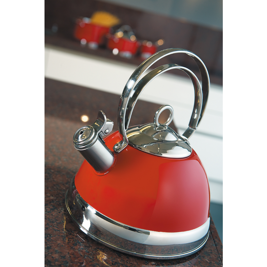 Чайник со свистком, 2,5 л, кремовый Wesco 34052023 - Вид №1