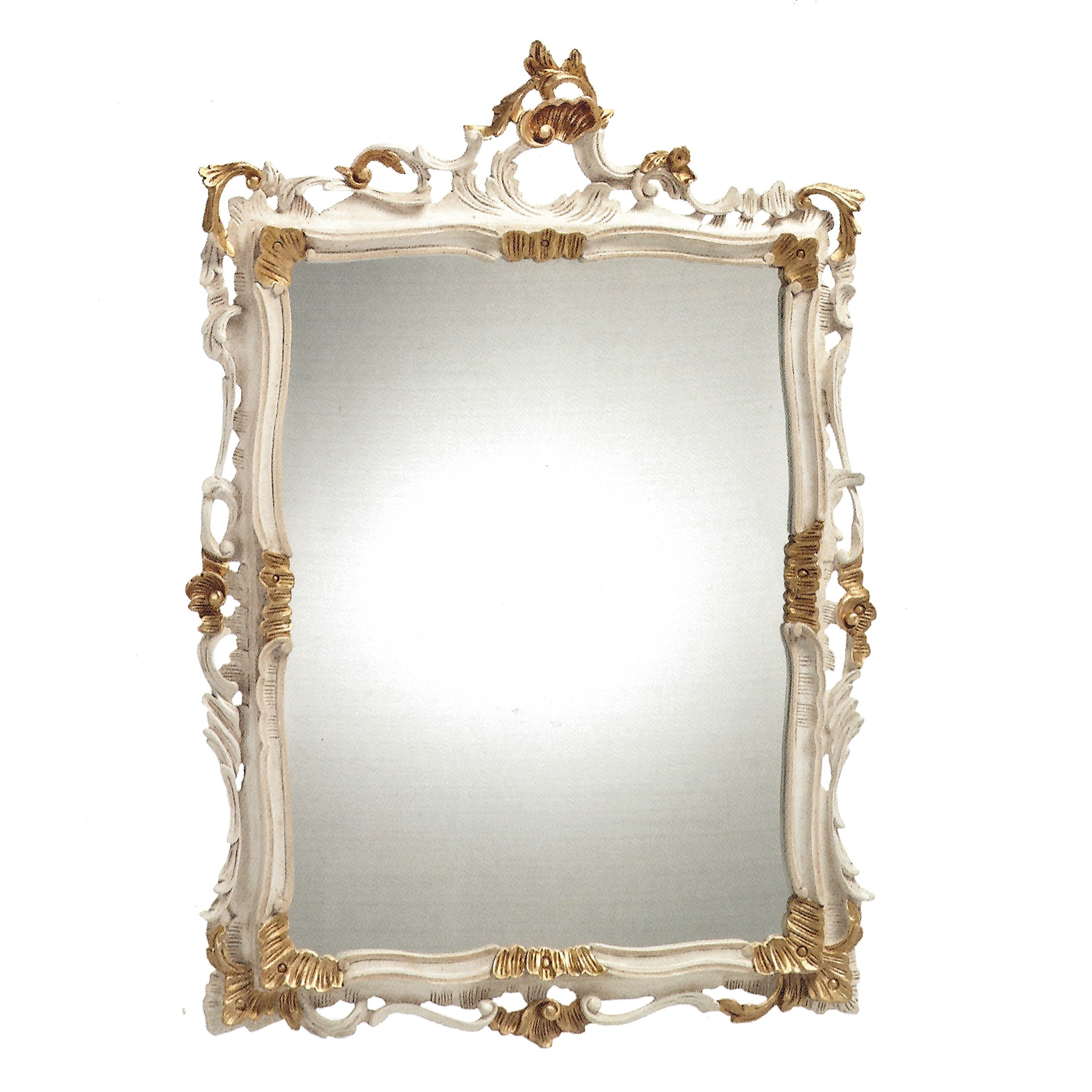 114SL 3SC Зеркало Вена лакированная и серебряная фольга Classico Treesseci 3SC