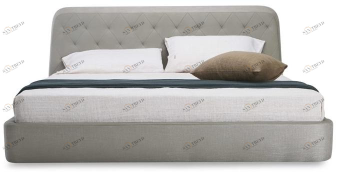 Now & Future Двуспальная кровать с тафтинговым изголовьем sun-id-1378804