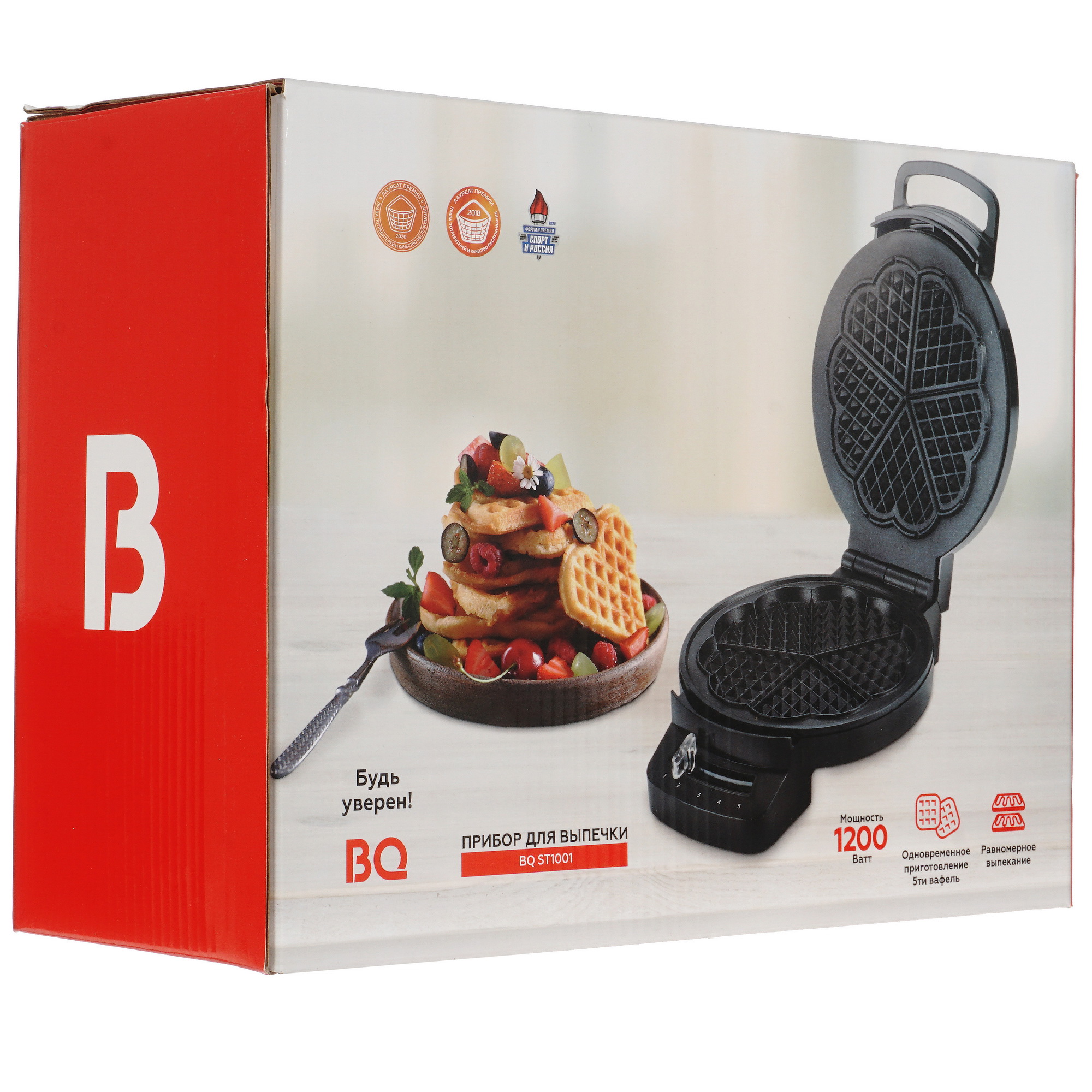 5360870 Вафельница BQ ST1001 черный STDN-0059243 - Вид №7