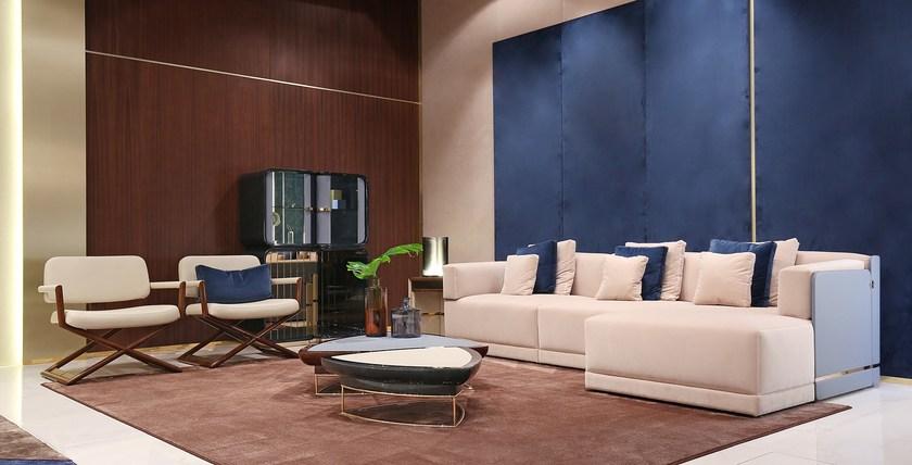 Turri Кожаный диван с шезлонгом Avalon sun-id-1376876 - Вид №1