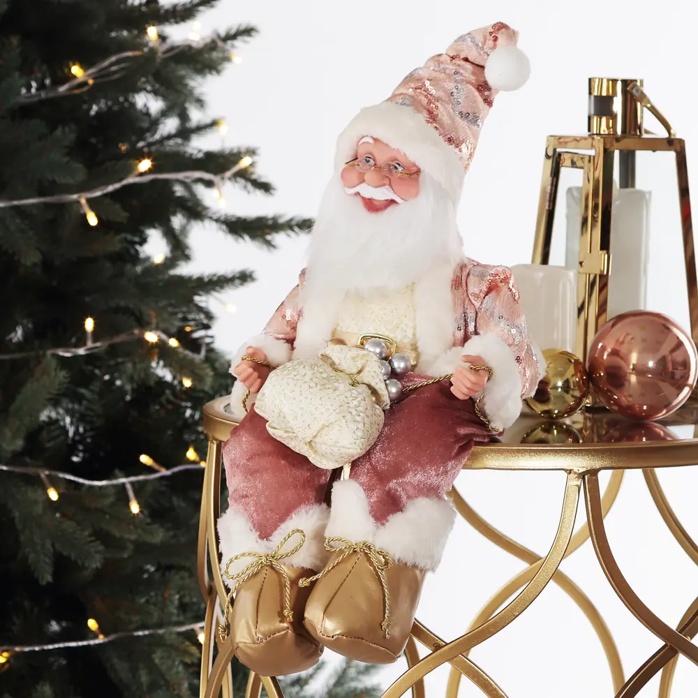 88449984 Игрушка Дед Мороз 46 см цвет розовый STLM-1439290 Santreyd 