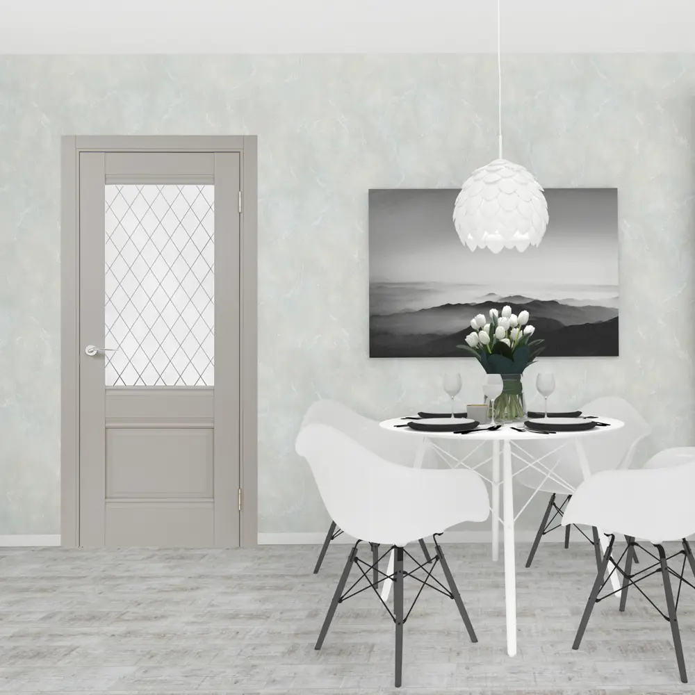 PORTIKA Классико-43: межкомнатная дверь с художественным стеклом 85486303 STLM-0063137 - Вид №5