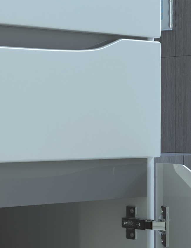 Тумба Minor 1-750 (VGA)750⨉470⨉830 мм белый Santreyd sun-id-665108 - Вид №3