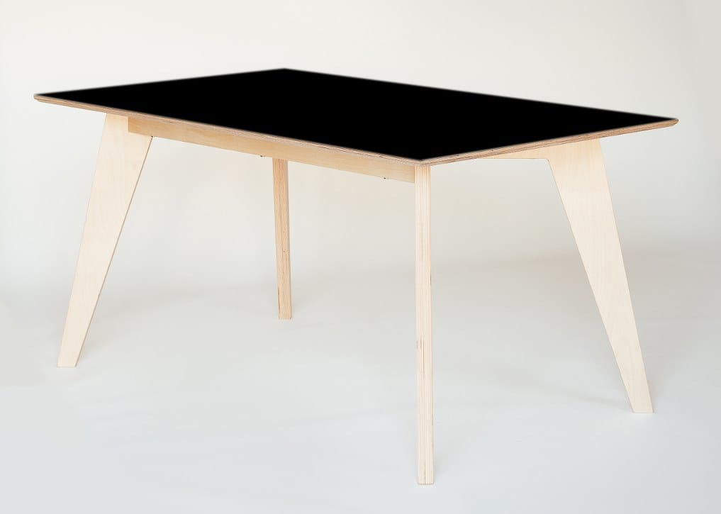 Прямоугольный обеденный стол из фанеры Radis Huh ARCH-00046970