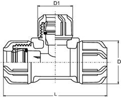 SANIT 69237400 Снижение тройника  - Вид №1