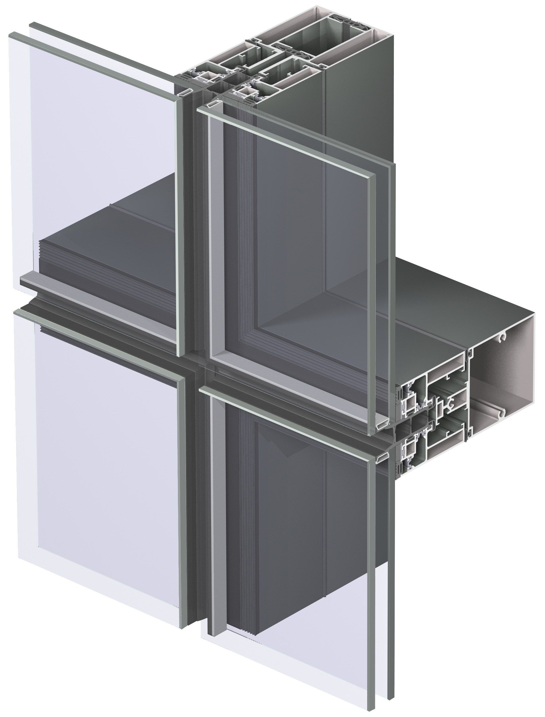 Алюминиевая система навесной стены Reynaers Aluminium ConceptWall ARCH-00093759 - Вид №28