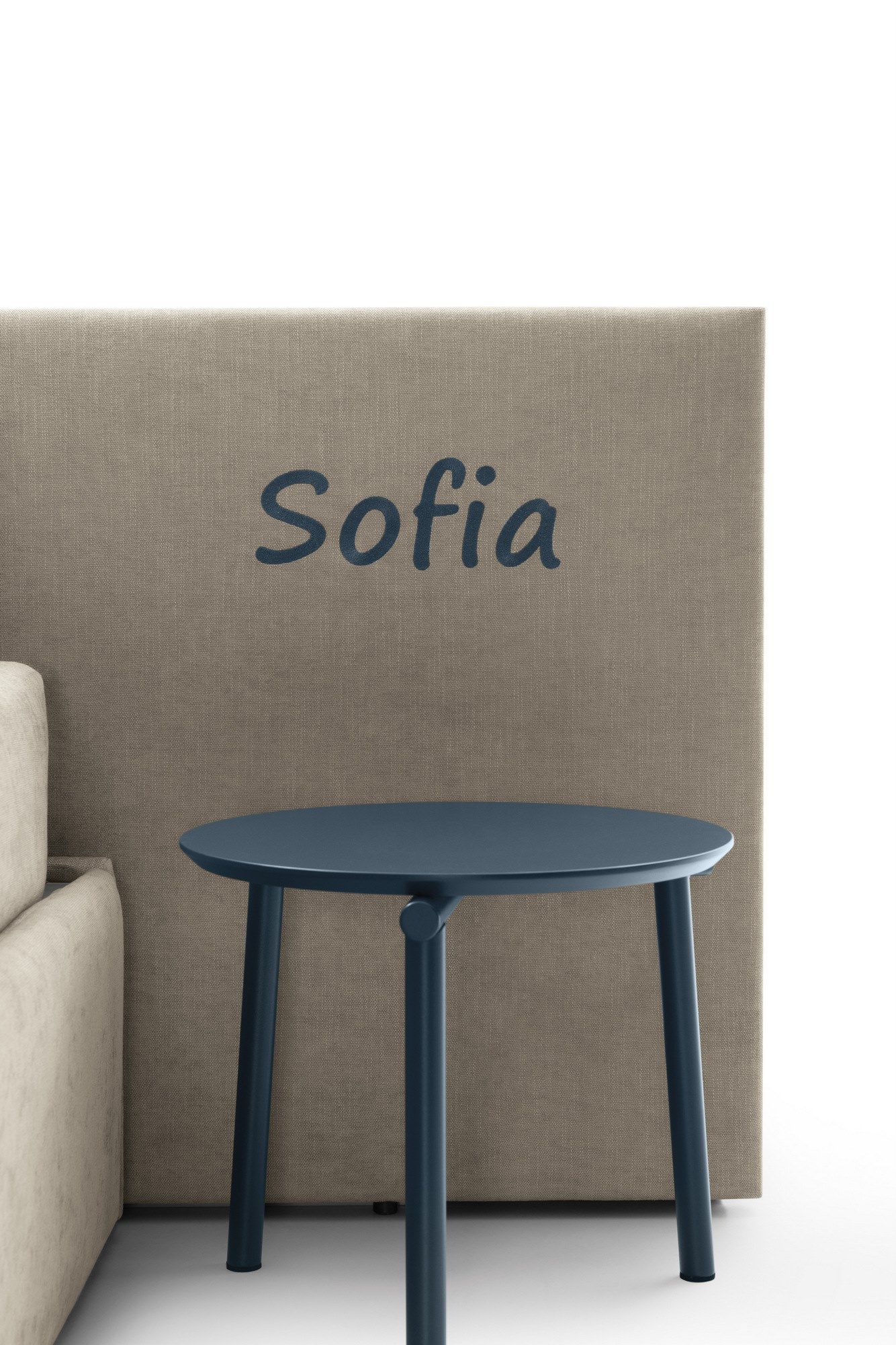 Угловая кровать с изголовьем и прямой боковой панелью Bolzan Line ARCH-00057892 - Вид №9