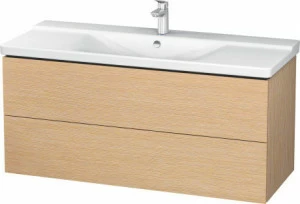 LC625301212 Тумбочка подвесная L-Cube #LC6253 1220 x 481 мм Дуб брашированный, натуральный шпон