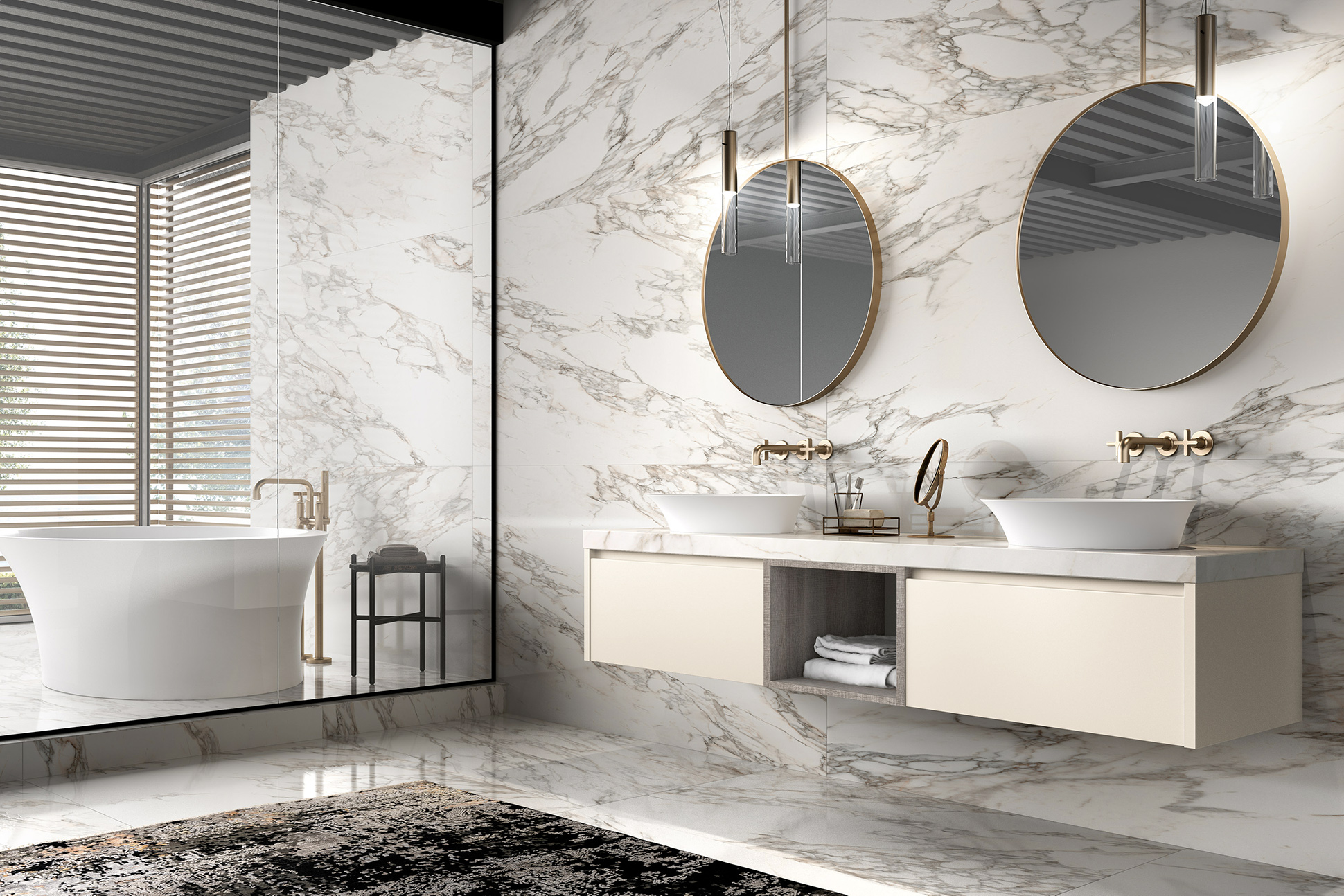 Tender lak – 01 Mastella  Tender LAK  Комплект мебели для ванной  - Вид №2