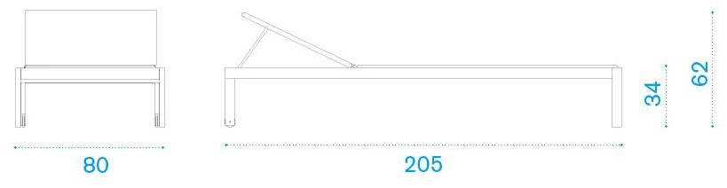 Ethimo Садовая кушетка с откидной спинкой из ethimo etwick® Allaperto Aale00fc0 - Вид №4