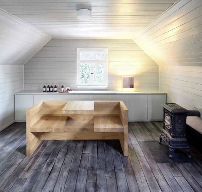 e15 Скамейка из массива дерева Tafel Hp01  - Вид №3