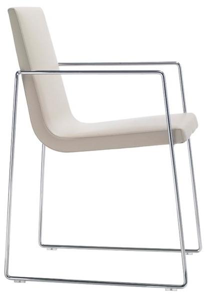 Andreu World Штабелируемое мягкое кресло-санки Lineal comfort So0595 - Вид №1