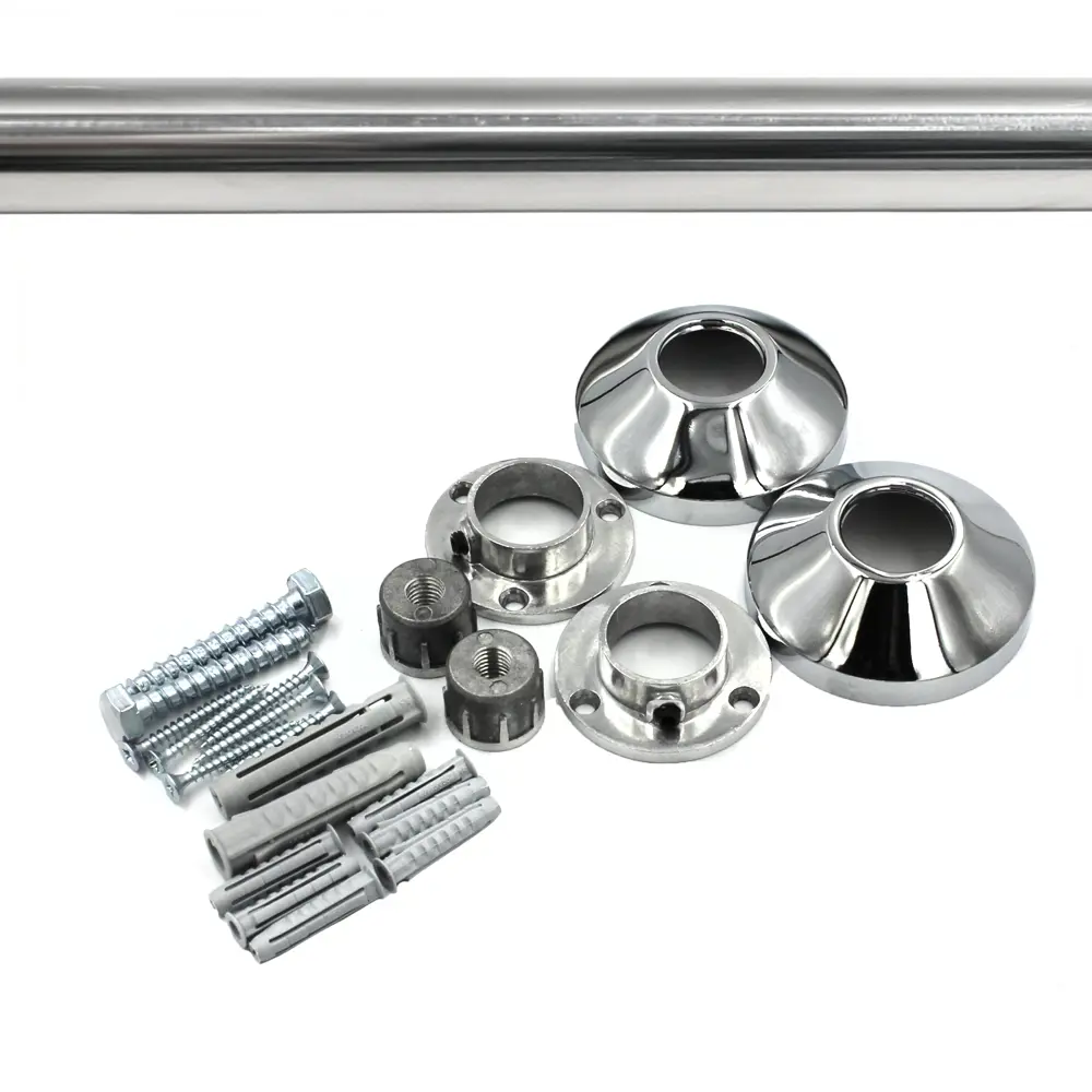 Карниз для ванной Go Go дугообразный 170x110 см нержавеющая сталь цвет хром STLM-2023631 - Вид №2