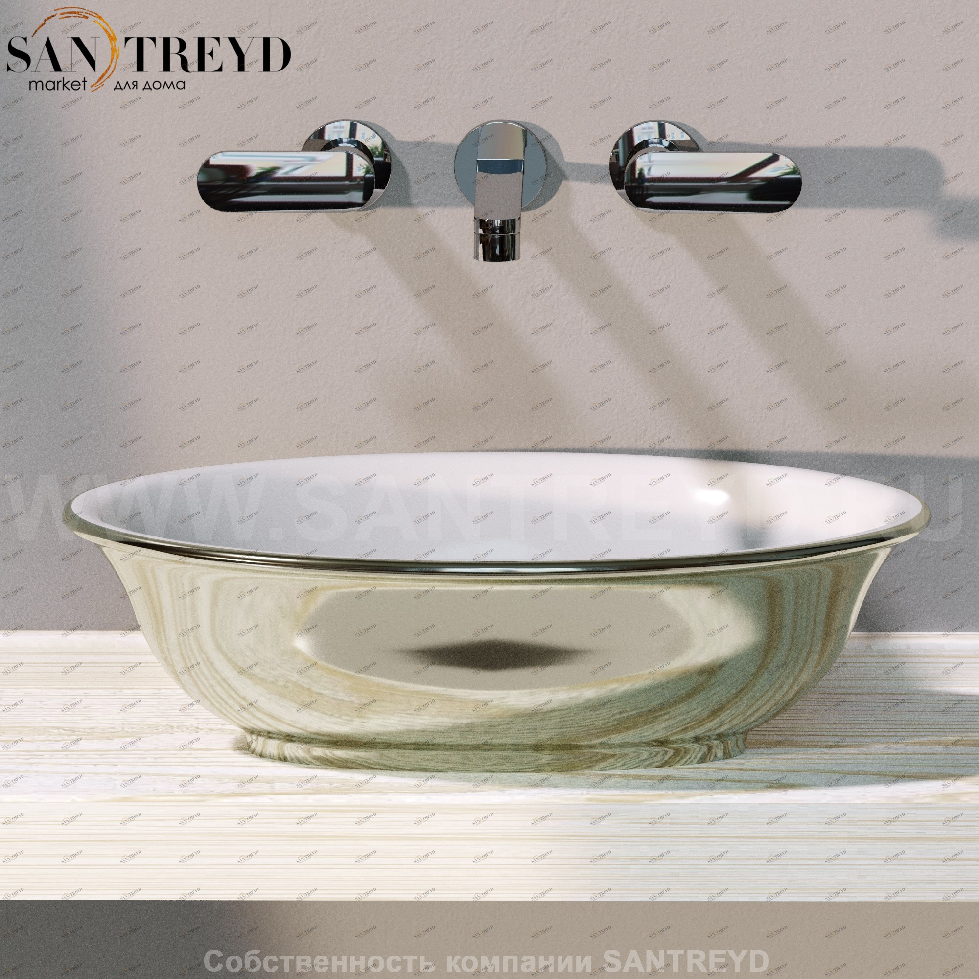 BL56LPLATINUM Накладная раковина на столешницу  овальная Ceramica Flaminia Boll