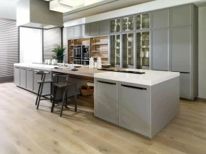 GAMADECOR Кухня с островом с ручками Emotions - kitchens