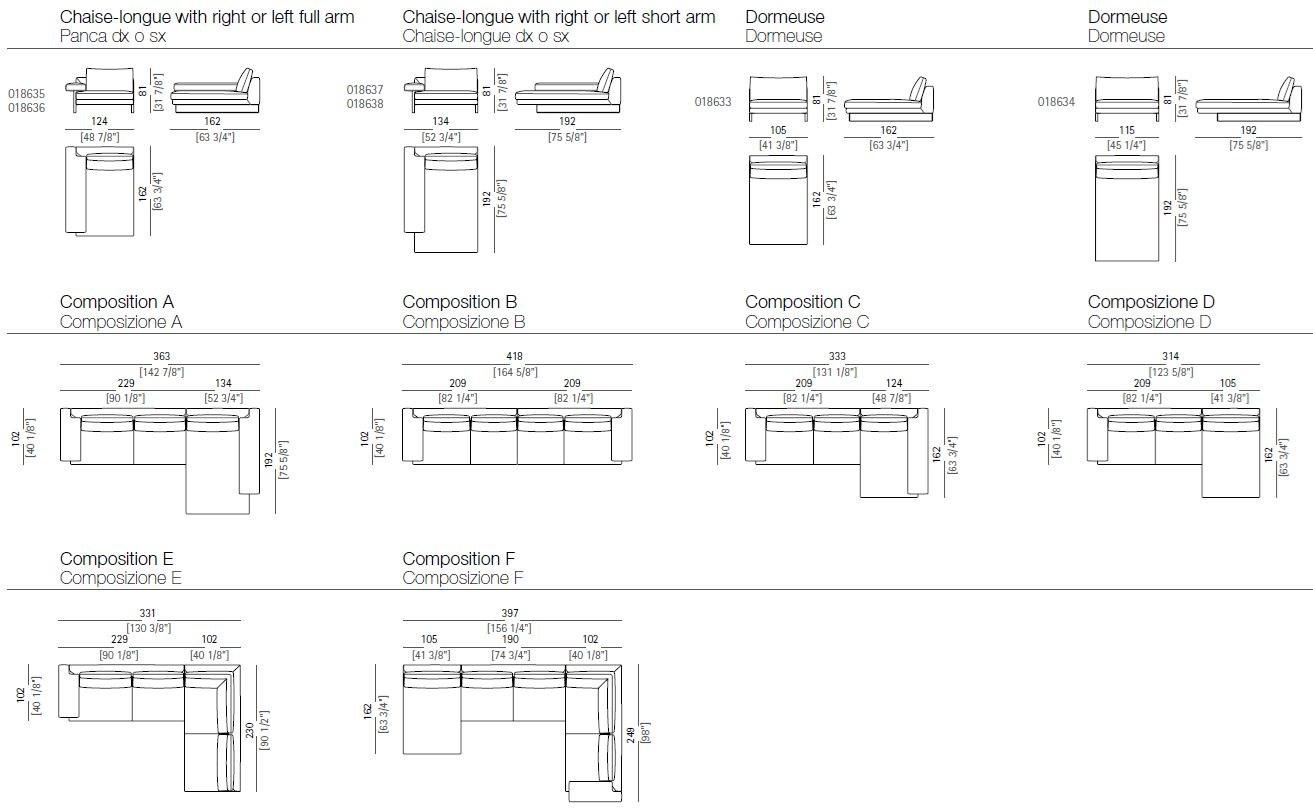 Arketipo Модульный тканевый диван sun-id-1445652 - Вид №5