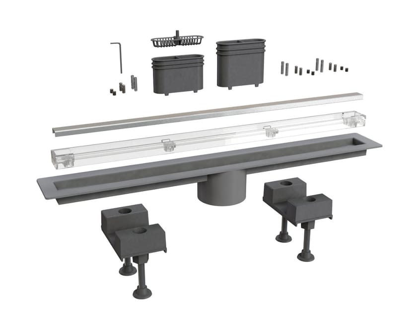 Слив для душа из нержавеющей стали Bonomini Canalissima ARCH-00060137