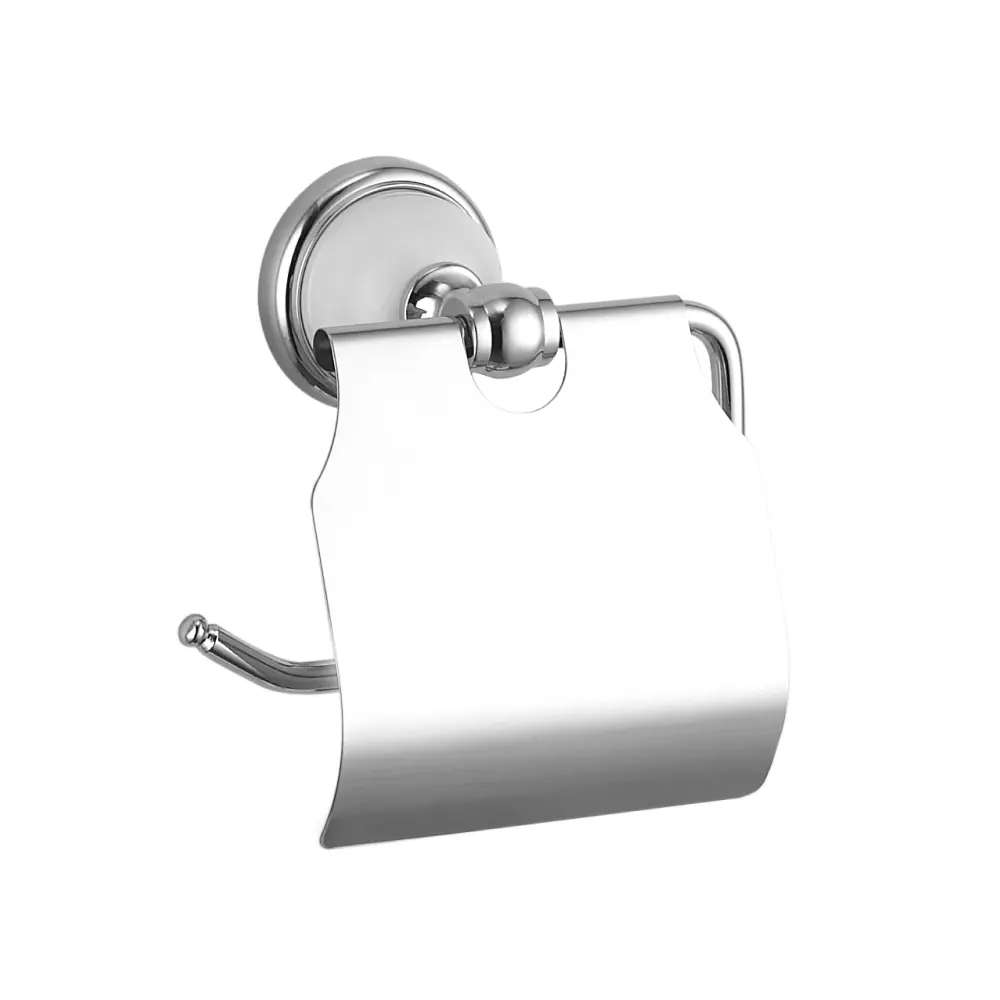 Держатель для туалетной бумаги LEMER Loire с крышкой в хромированном исполнении 89384403 STLM-1581643