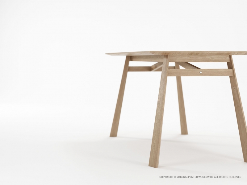 532_1056 Стол обеденный прямоугольный 160 Karpenter Carpenter - Вид №3