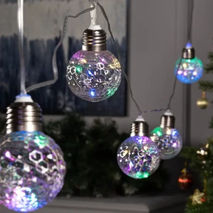 90641813 Электрогирлянда комнатная Luazon lighting 6929864 роса 3 м 80 ламп бесцветный 1 режим работы STLM-0957703