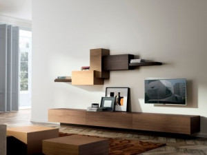 107357 Модульная композиция под ТВ 07 La Ebanisteria Collage