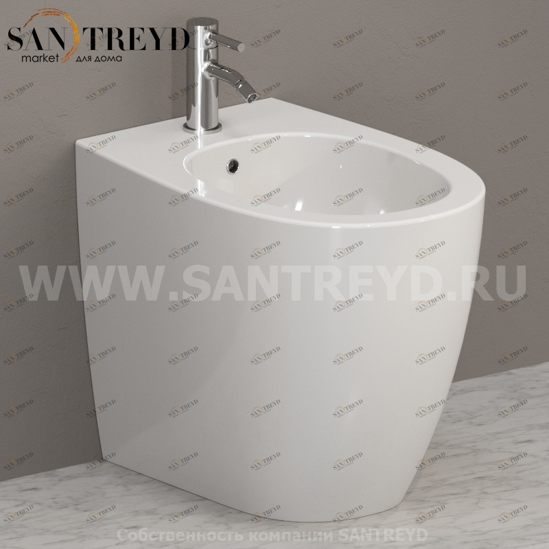 MD011BI Биде напольное 4ALL Ceramica Globo