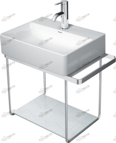 0031104600 DuraSquare Консоль металлическая подвесная **
Черный матовый Хром Duravit