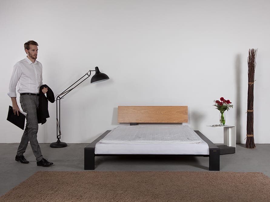 Стальная и деревянная кровать Wissmann raumobjekte SIDE - ART326 ARCH-00143294 - Вид №4
