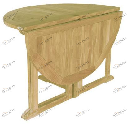 Il Giardino di Legno Складной круглый деревянный садовый стол  456 