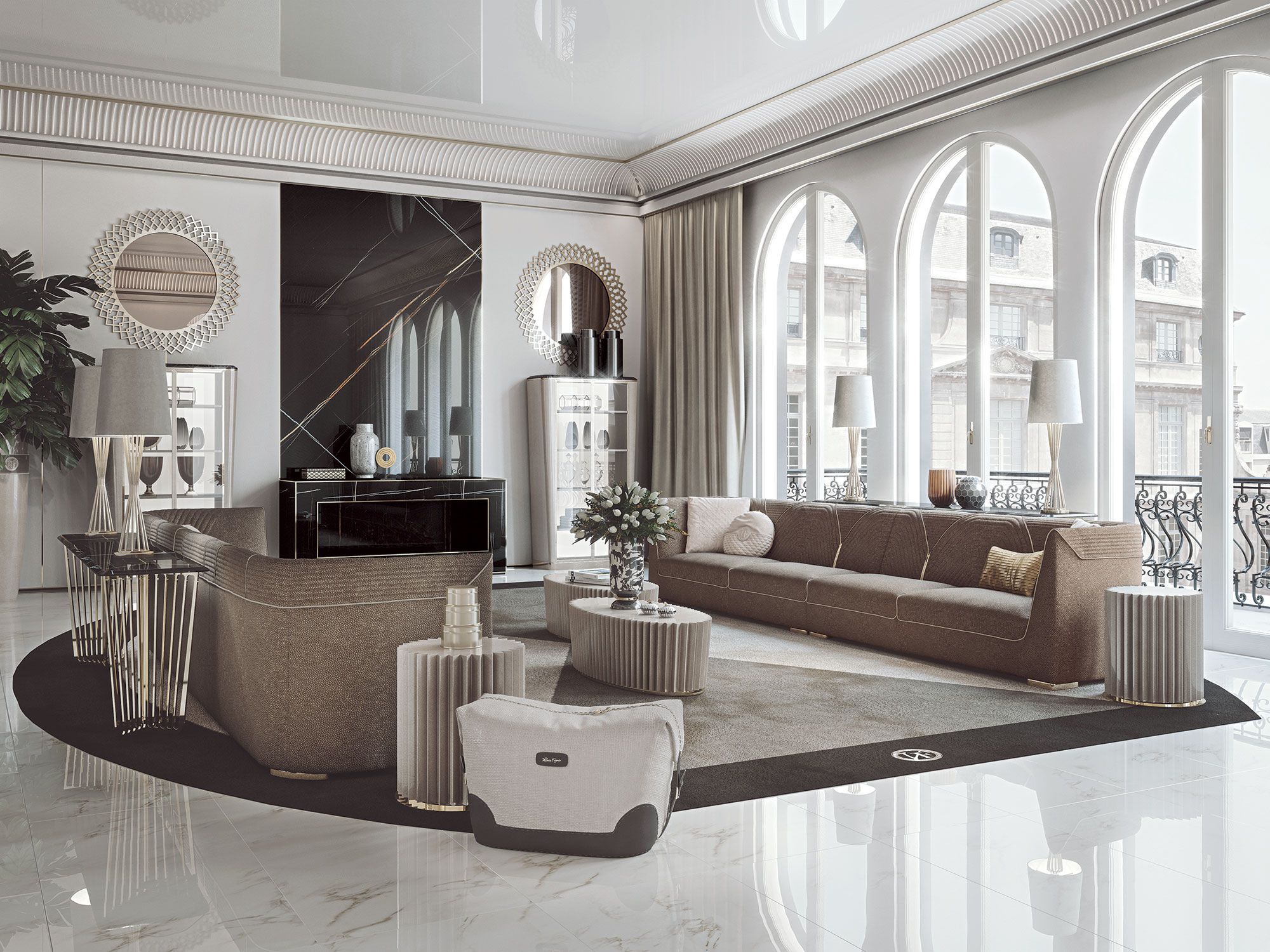 Ткань диван Vittoria Frigerio RANIERI ARCH-00022947 - Вид №4