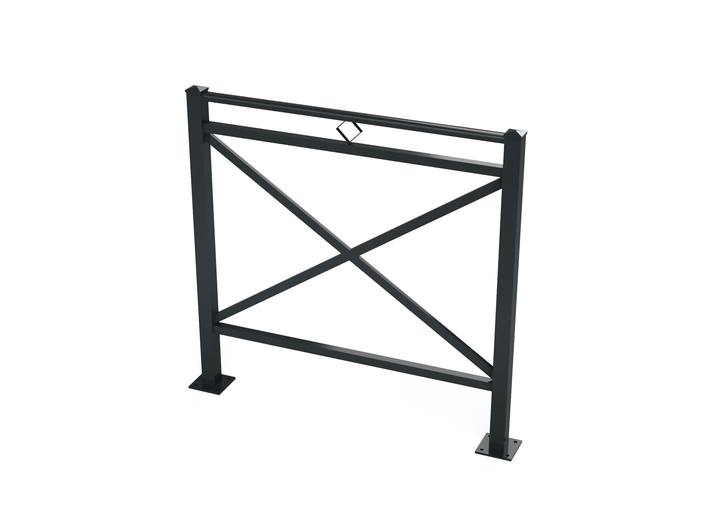 Фиксированный столб из оцинкованной стали Studio Città ATENE SINGOLA ARCH-00119496