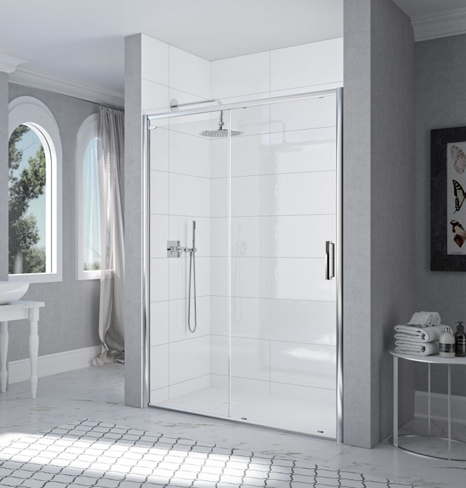 Торцевая панель для монтажа с дверью AR6SP76 Merlyn Arysto Хромированный 