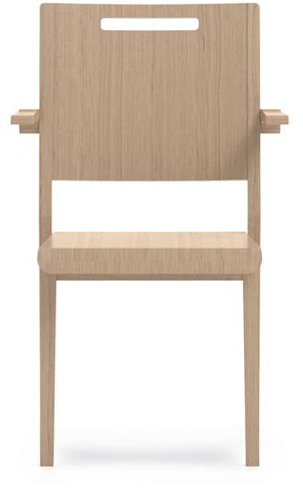 PIAVAL Штабелируемый стул из бука с подлокотниками Swing | health & care 32-11/t4 - Вид №1