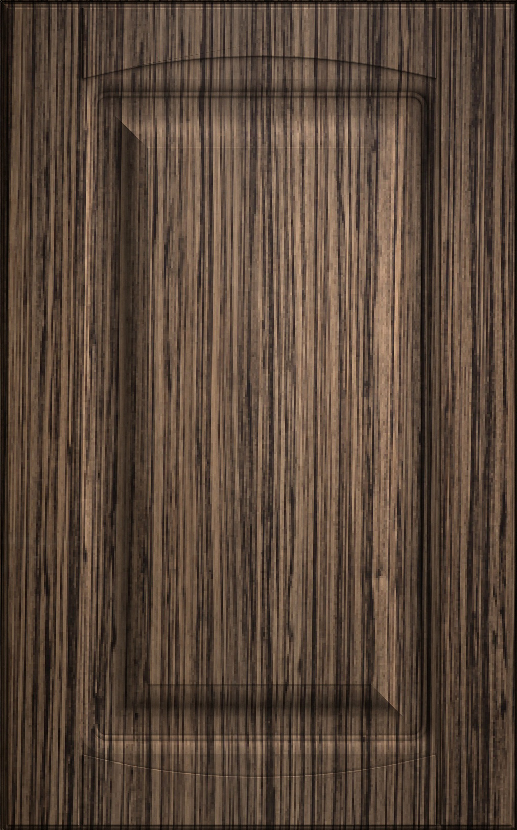 Фасады для кухни Кантри Фрезеровка «Кембридж» Зебрано темное №119 SIDAK SIST162-10383