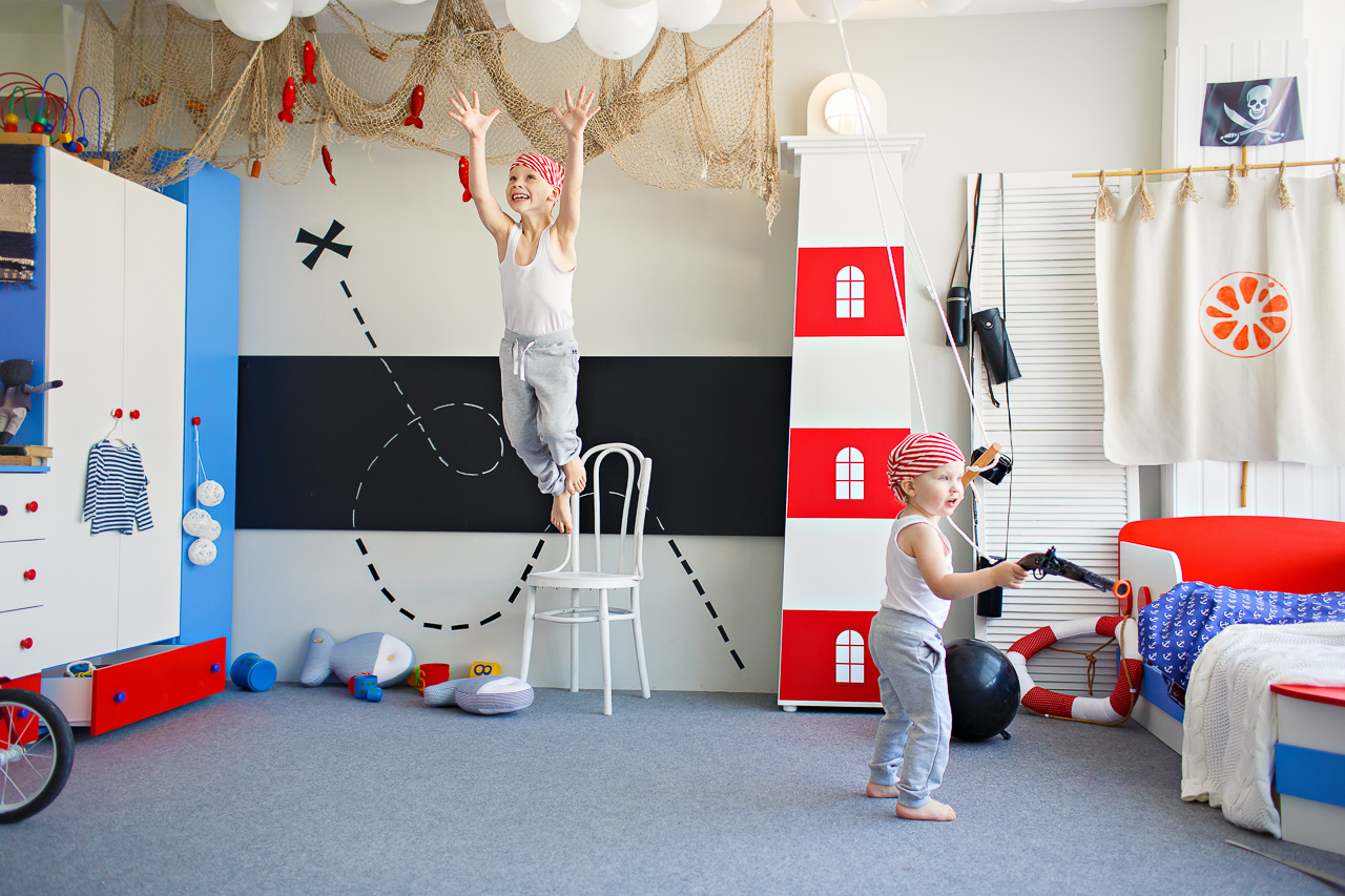 Детский стеллаж-светильник "Тортуга" МАНДАРИН ТОРТУГА 178765 Белый;красный Santreyd  - Вид №6