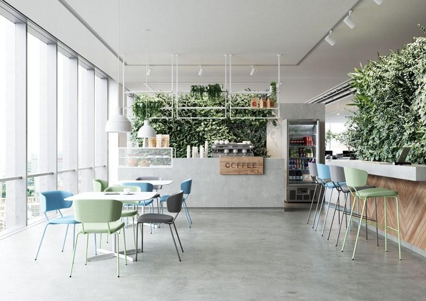 LD Seating Стул из ткани с открытой спинкой Flexi chair Flexi 120-n1 - Вид №8