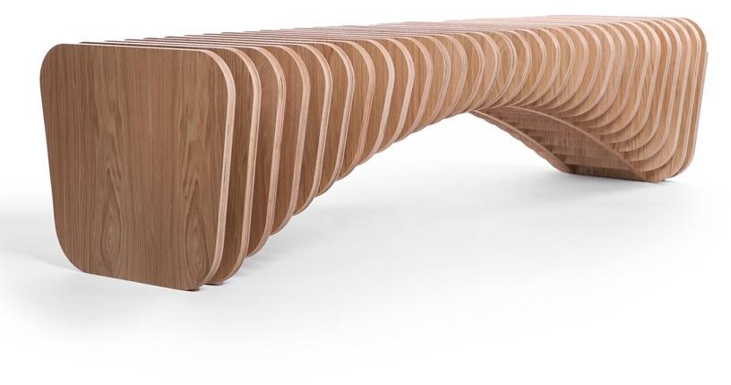 Скамейка из фанерованной древесины B Santreyd sun-id-1508526 - Вид №1