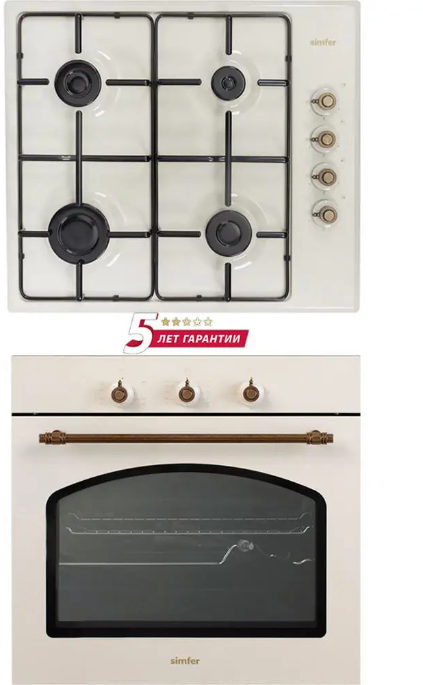 90582972 Комплект бытовой техники 2 предмета Simfer S63O417 цвет бежевый STLM-0879454