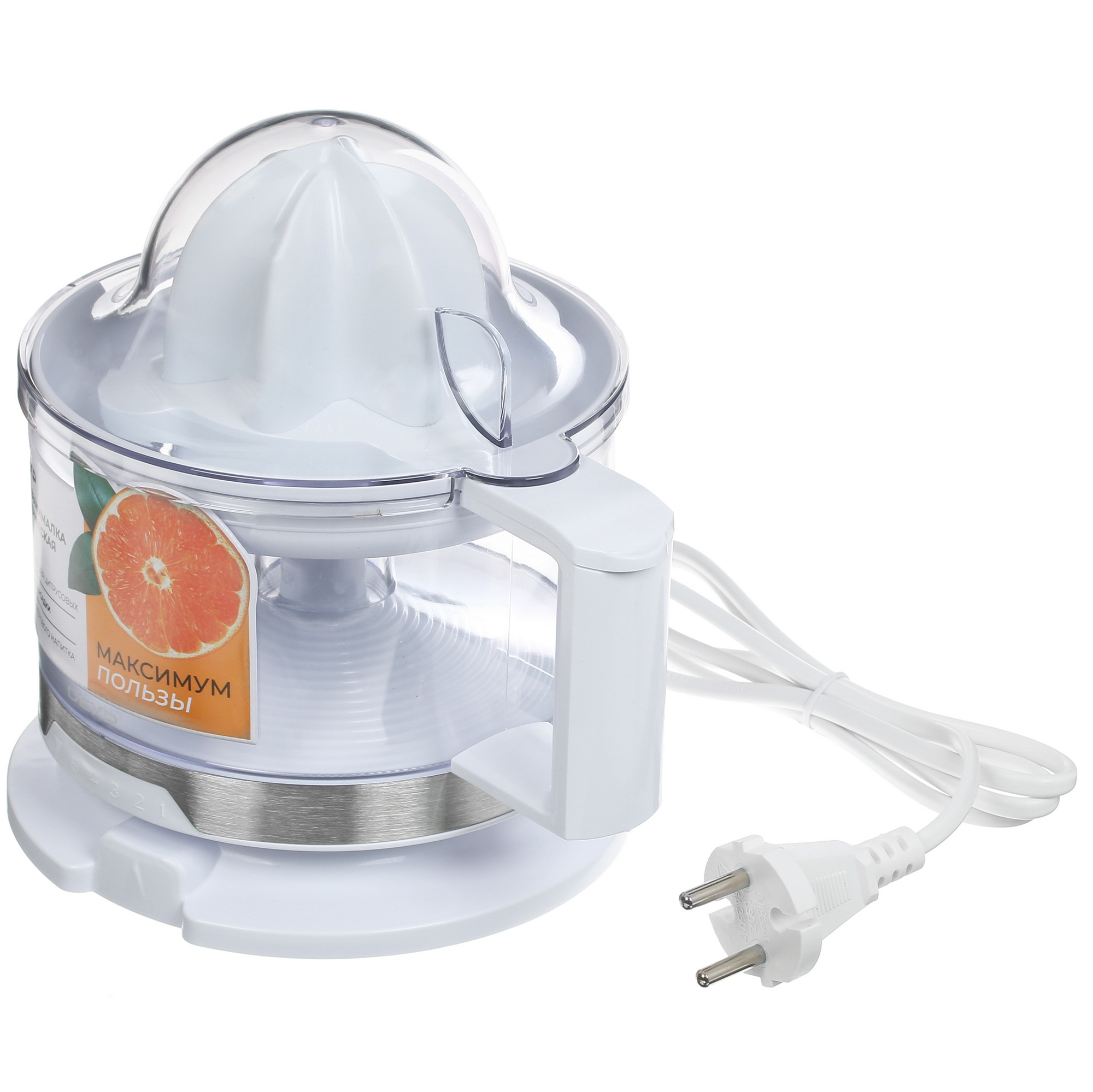 9977430 Соковыжималка электрическая DEXP CP-02 белый STDN-0083620 - Вид №4