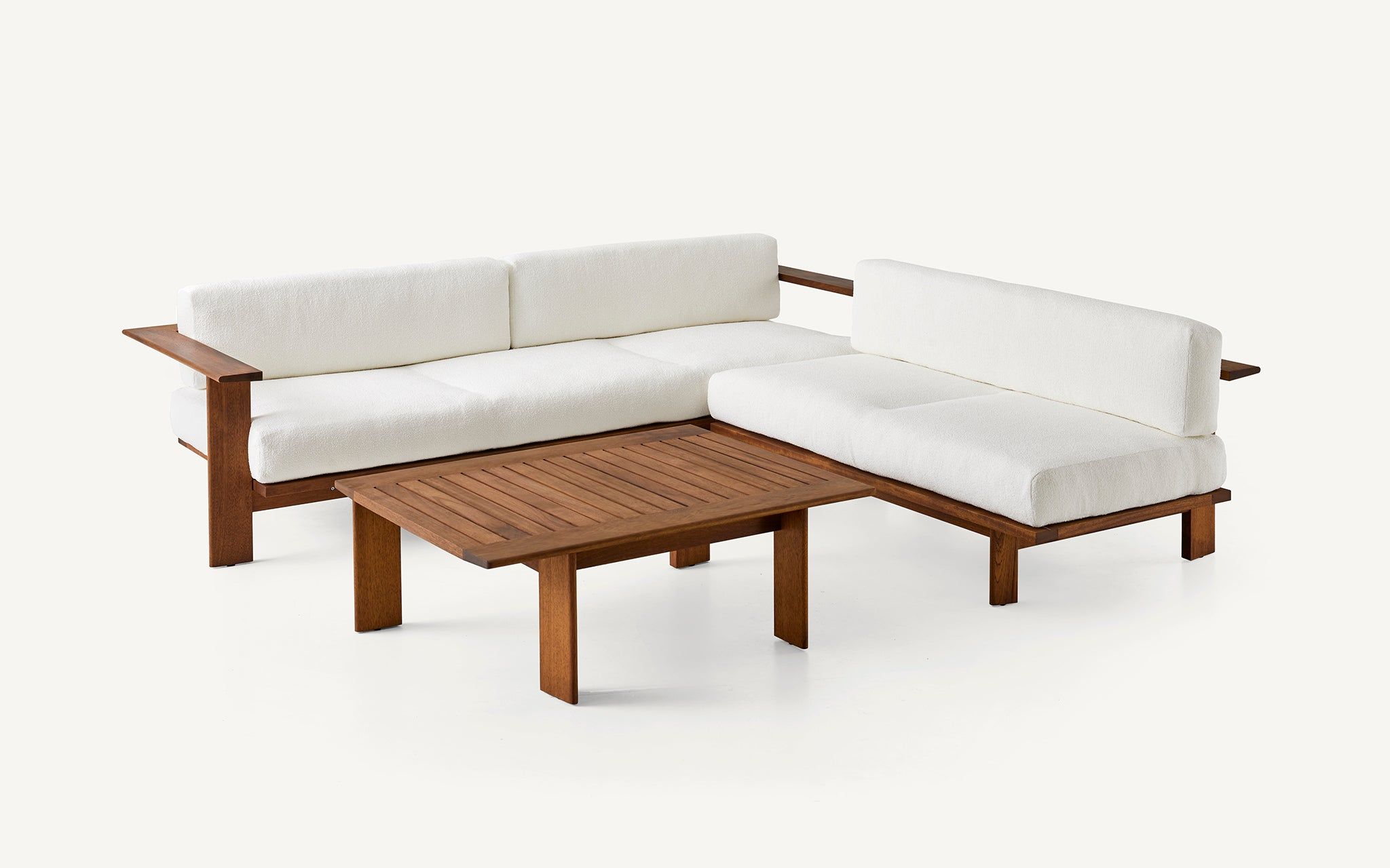 Низкий деревянный журнальный столик BassamFellows Rail ARCH-00123697 - Вид №9