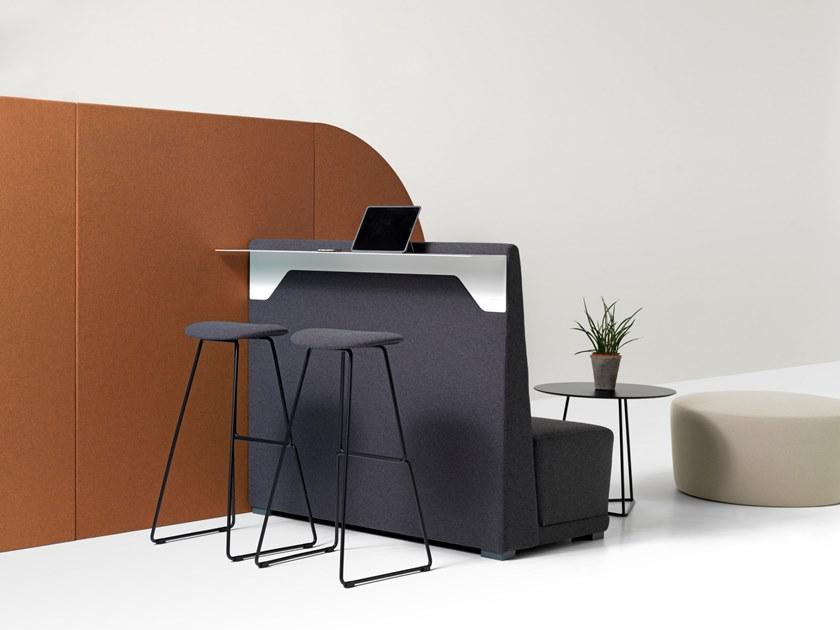 Diemme Круглый пуф из ткани Circuit sun-id-1355259 - Вид №6