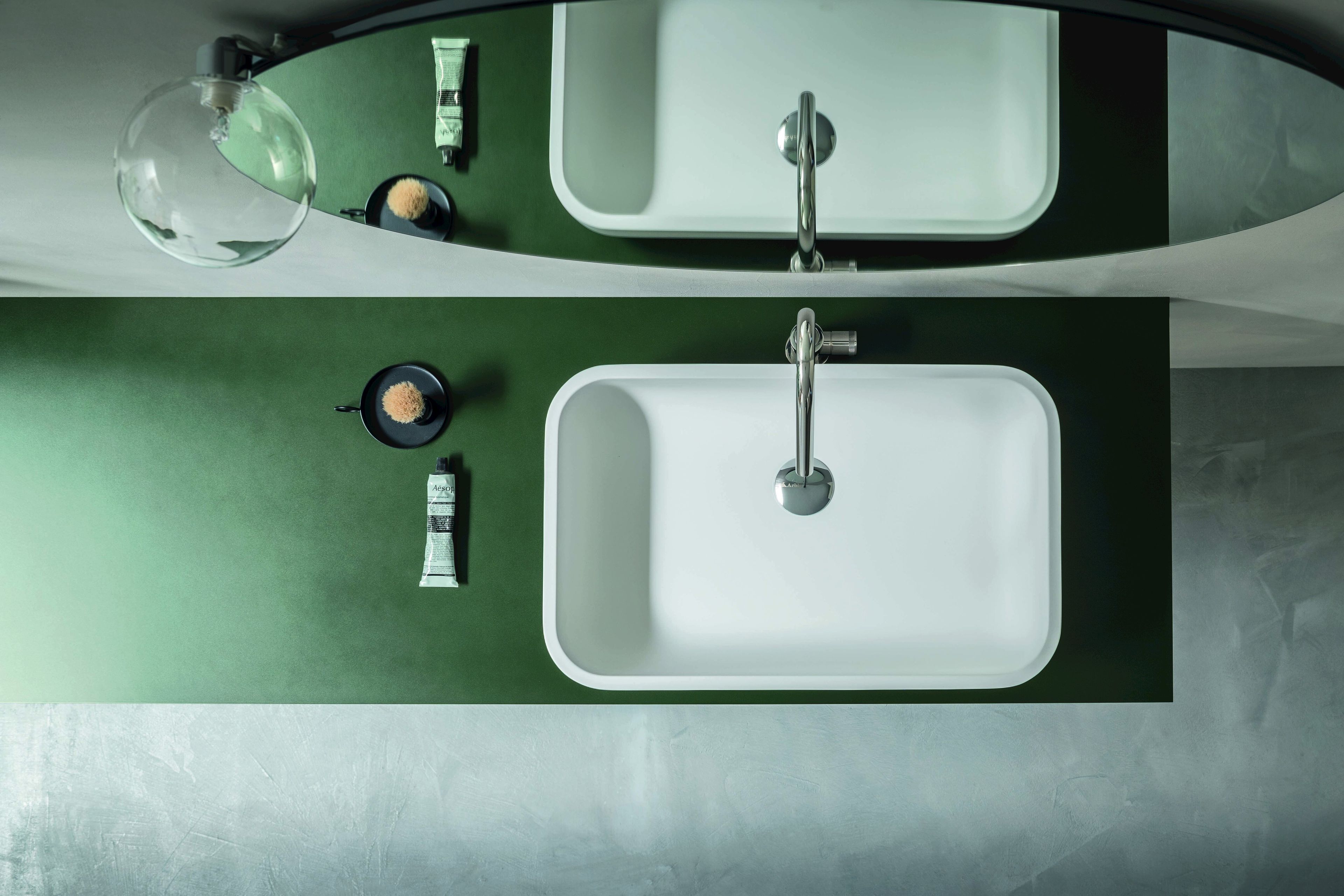 Консольный столик с одной раковиной и ящиками ARBLU Hito ARCH-00025980