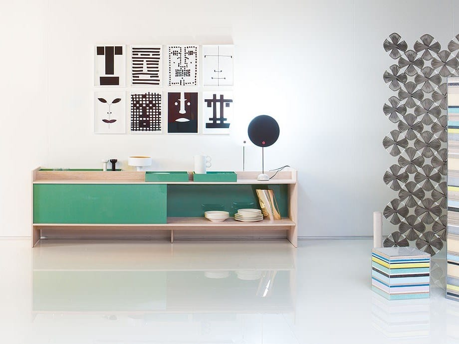 Алюминиевый шкаф с раздвижными дверями Paola Lenti EUCLIDE ARCH-00093373