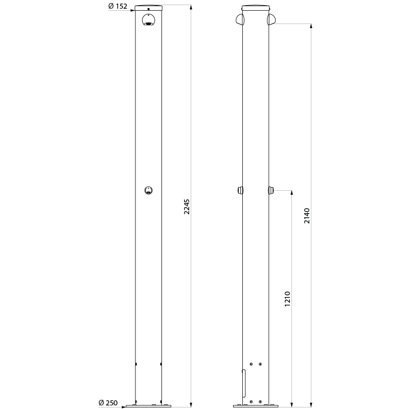 717520 Душевая стойка PLEIN AIR DELABIE  - Вид №1