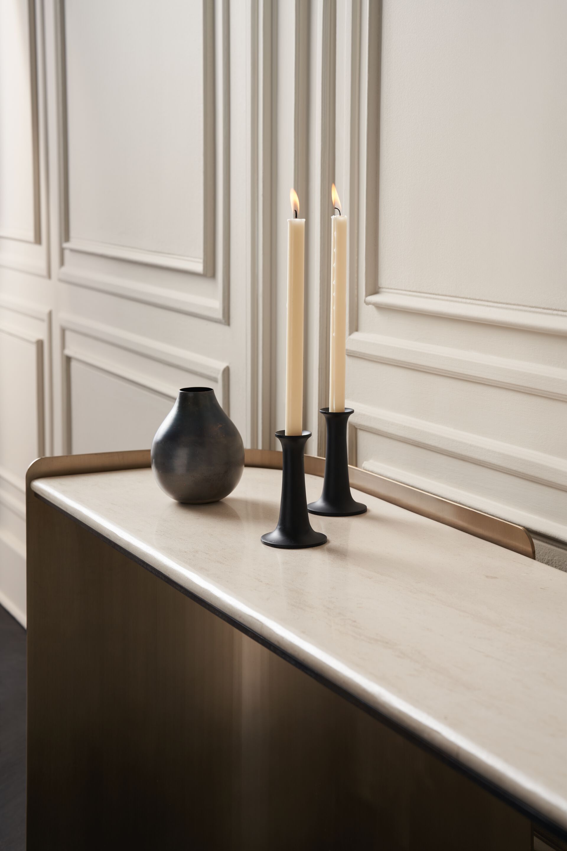 Травертиновый консольный стол Caracole Movement ARCH-00141189 - Вид №1